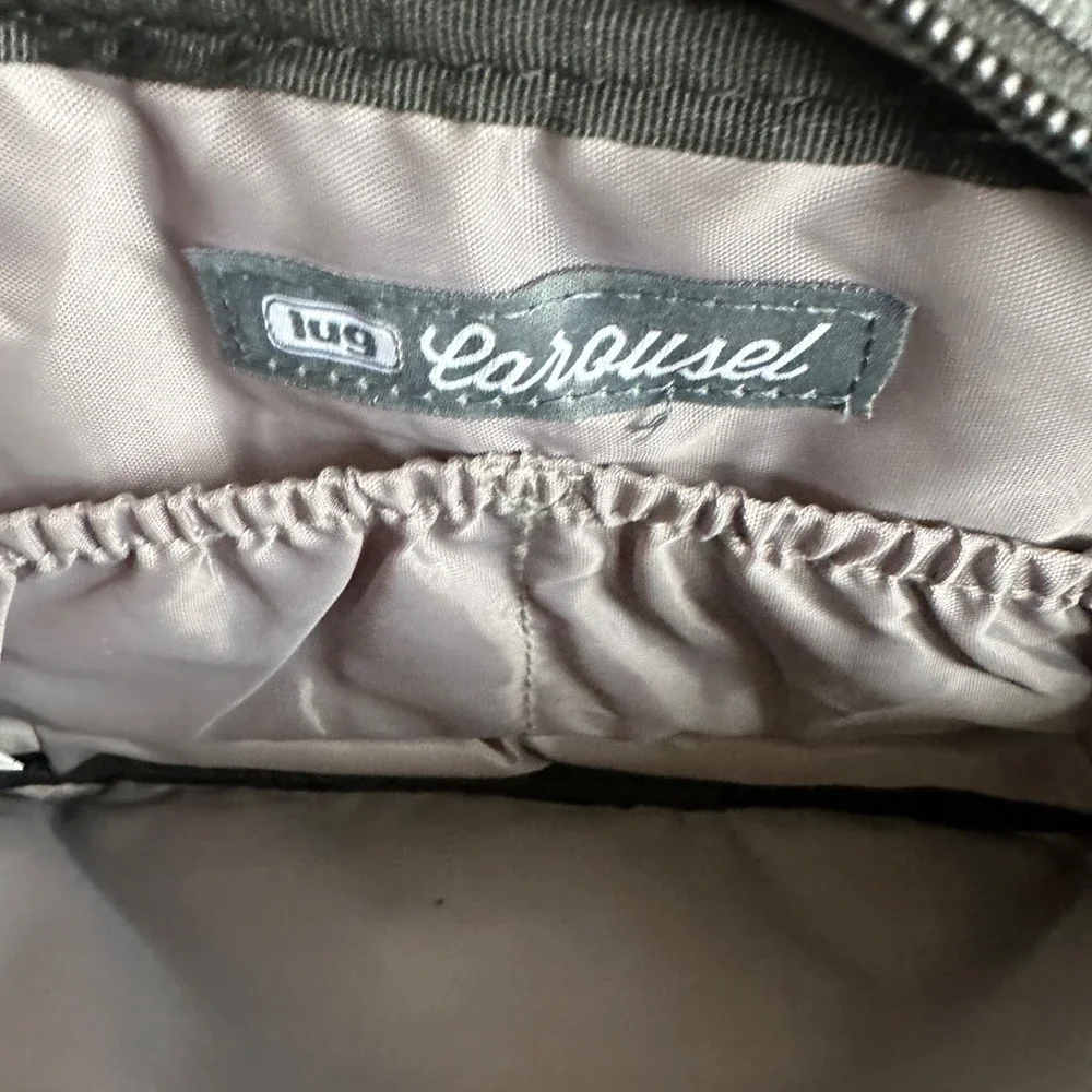Lug Carousel Convertible Crossbody Shoulder Belt Bag Heather Gray Quilted Small